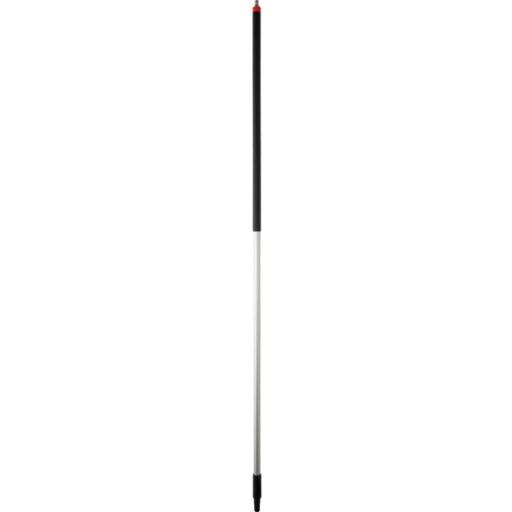 Skaft med vandgennemløb, Vikan, sort, PP/aluminium, 192 cm, isoleret gribestykke, Q - kobling - Sikkerhedsgiganten