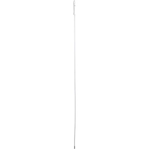 Skaft til rørrenser, Vikan, 150,5cm, Ø0,6cm, hvid, PP/polyester/rustfrit stål, fleksibelt - Sikkerhedsgiganten