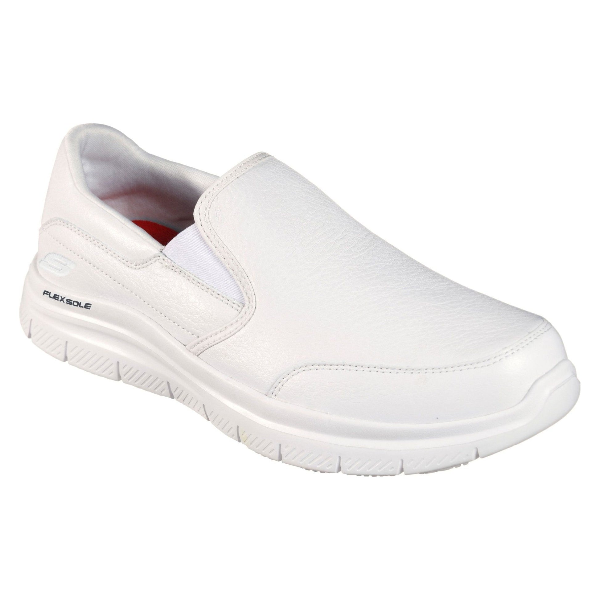 Skechers - Flex Advantage SR Bronwood arbejdssko - Hvid - Outlet - Sikkerhedsgiganten