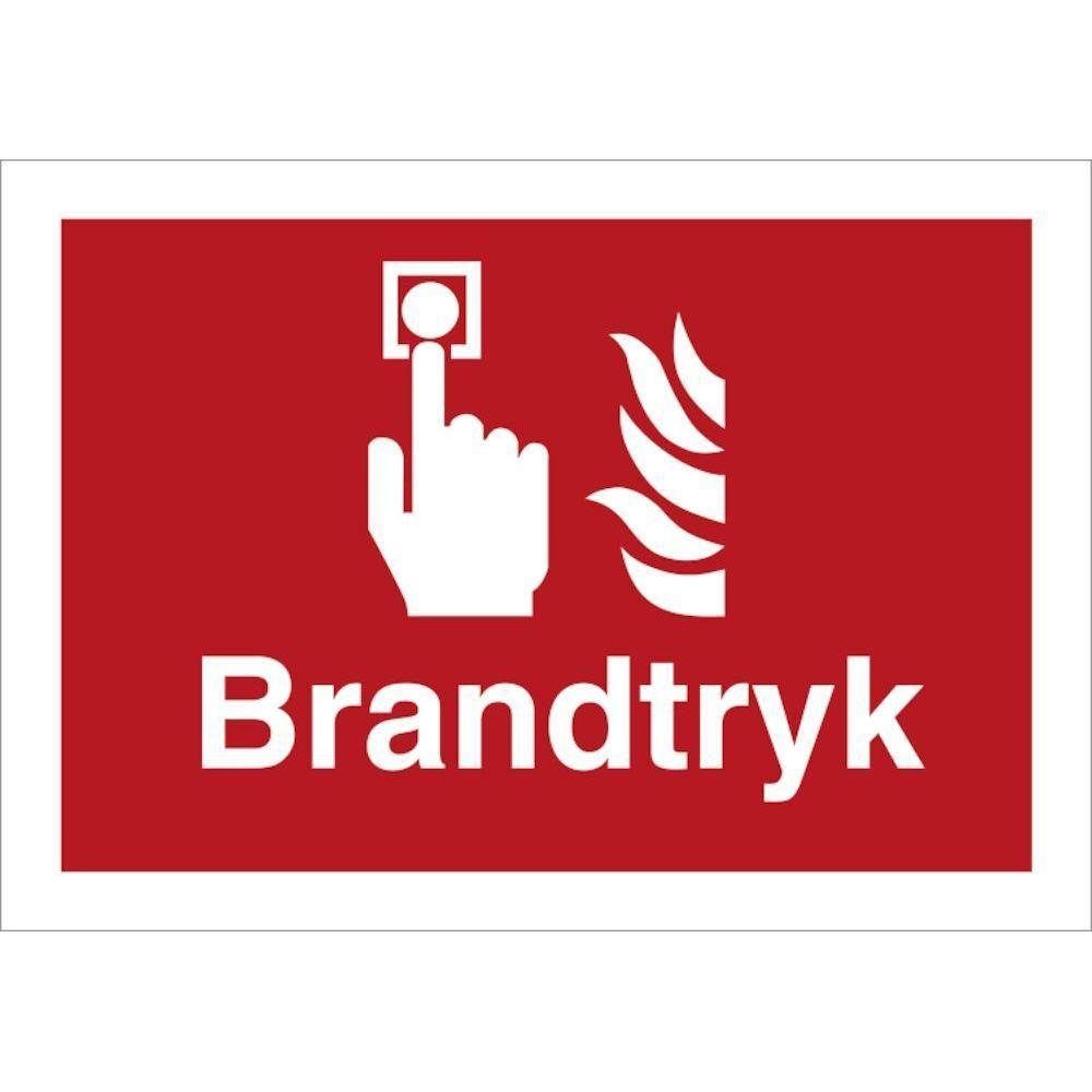 Skilt Brandtryk H477 - Sikkerhedsgiganten