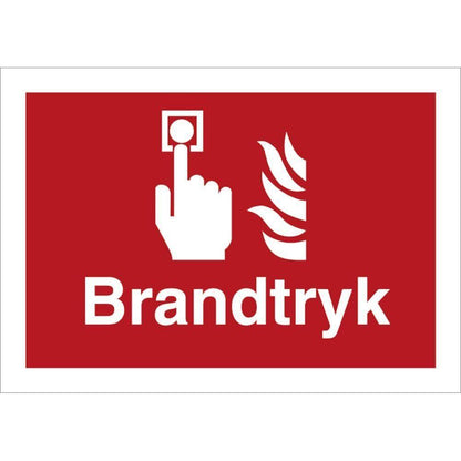 Skilt Brandtryk H477 - Sikkerhedsgiganten