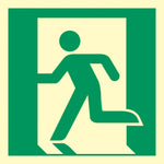 Skilt Flugtvej venstre - Flugtvejsskilt - Sikkerhedsgiganten Skilte