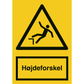 Skilt Højdeforskel A331 - Sikkerhedsgiganten