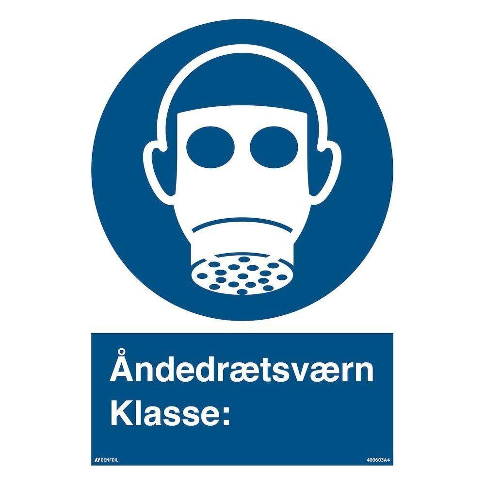 Skilt Høreværn påbudt - Ear protection must be worn 400603 - Sikkerhedsgiganten