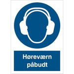 Skilt Høreværn påbudt P204 - Sikkerhedsgiganten