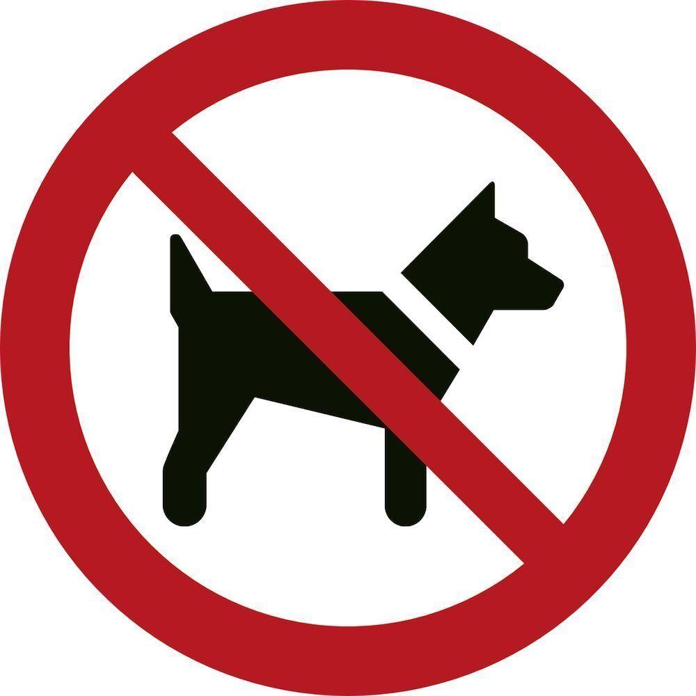 Skilt Hunde forbudt F161 - Sikkerhedsgiganten