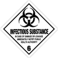 Skilt Infectious substance kl. 6 fareseddel - Sikkerhedsgiganten