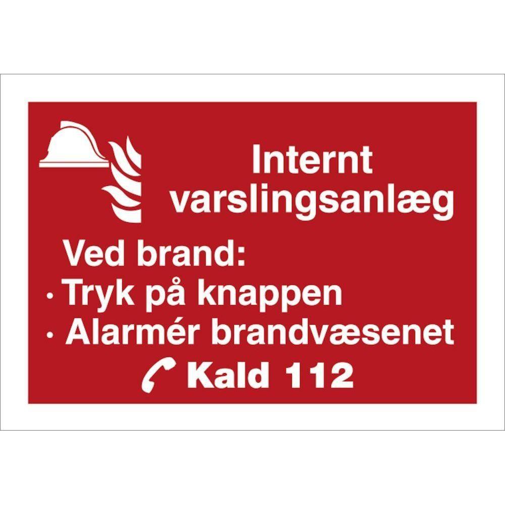 Skilt Internt varslingsanlæg H463 - Sikkerhedsgiganten