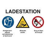 Skilt Ladestation 401610 - Sikkerhedsgiganten