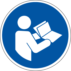 Skilt Læs manual P272 - Sikkerhedsgiganten