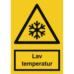 Skilt Lav temperatur A333 - Sikkerhedsgiganten