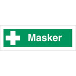 Skilt Masker H408 - Sikkerhedsgiganten