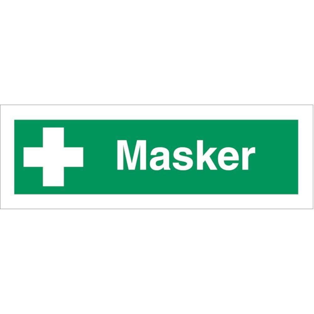 Skilt Masker H408 - Sikkerhedsgiganten