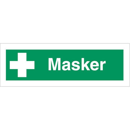 Skilt Masker H408 - Sikkerhedsgiganten