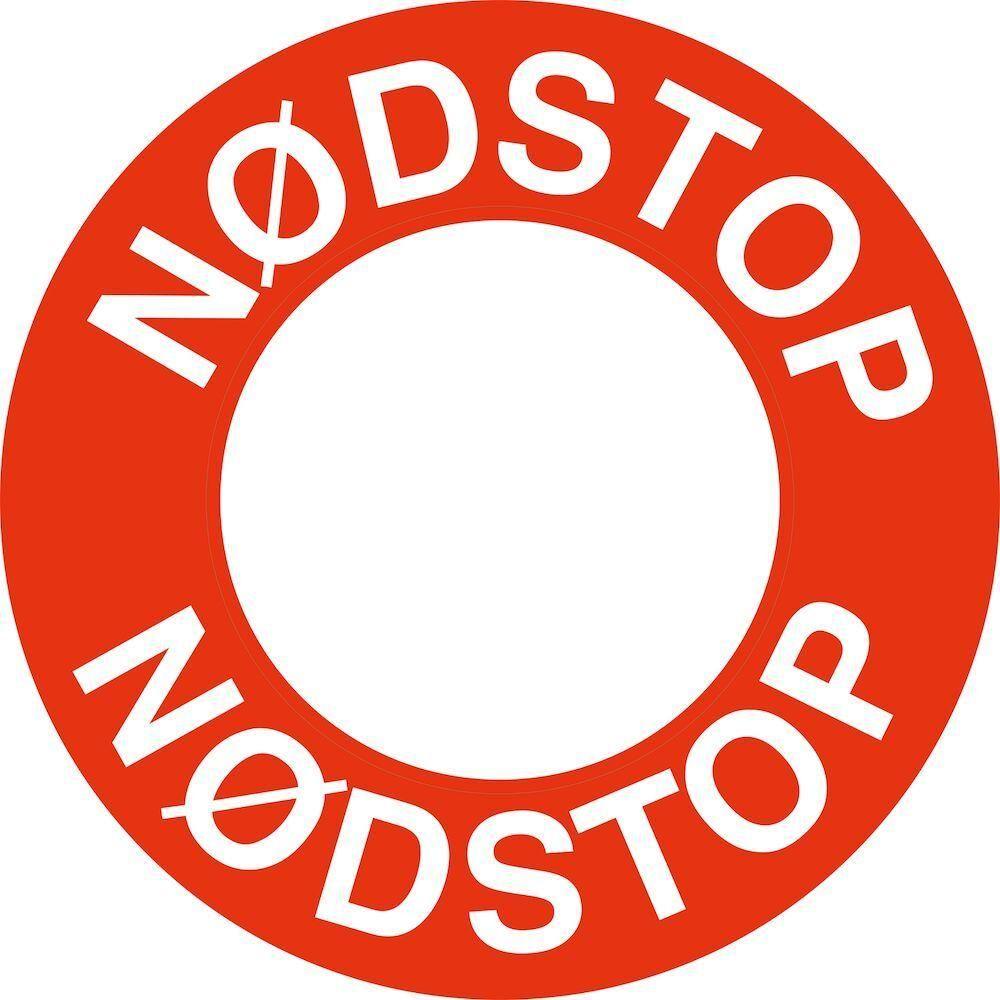 Skilt Nødstop ring - Sikkerhedsgiganten