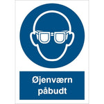 Skilt Øjenværn påbudt P202 - Sikkerhedsgiganten