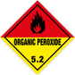 Skilt Organic peroxide kl. 5.2 fareseddel - Sikkerhedsgiganten