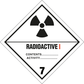 Skilt Radioactive kl. 7 fareseddel - Sikkerhedsgiganten