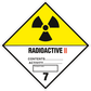 Skilt Radioactive kl. 7.2 fareseddel - Sikkerhedsgiganten