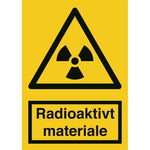 Skilt Radioaktivitet materiale - Sikkerhedsgiganten
