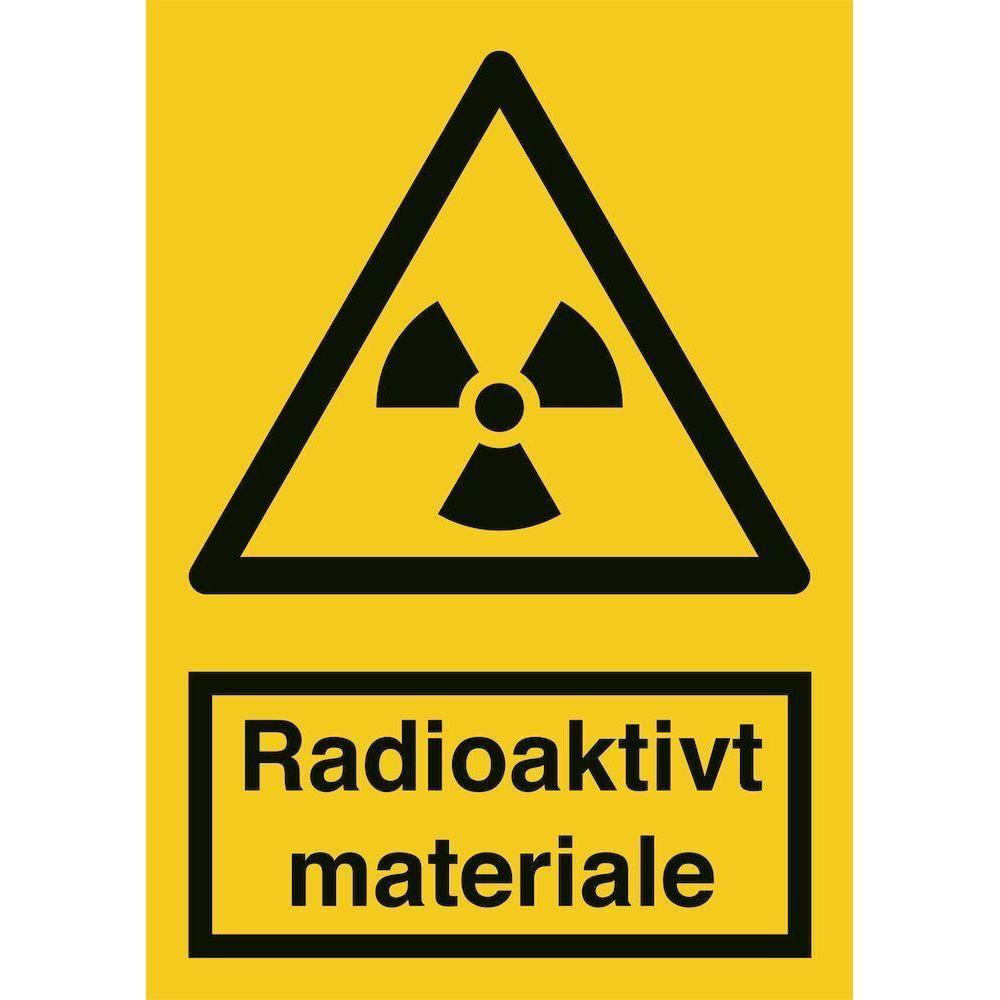 Skilt Radioaktivitet materiale - Sikkerhedsgiganten