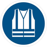 Skilt Refleksvest påbudt P289 - Sikkerhedsgiganten