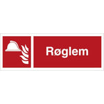 Skilt Røglem - Sikkerhedsgiganten