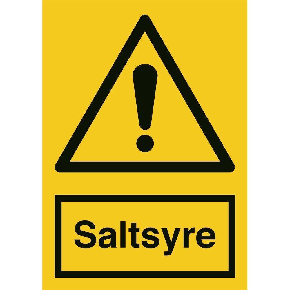 Skilt Saltsyre - Sikkerhedsgiganten