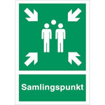 Skilt Samlingspunkt - Sikkerhedsgiganten