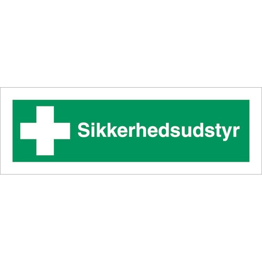 Skilt Sikkerhedsudstyr - Sikkerhedsgiganten