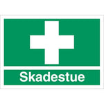 Skilt Skadestue - Sikkerhedsgiganten