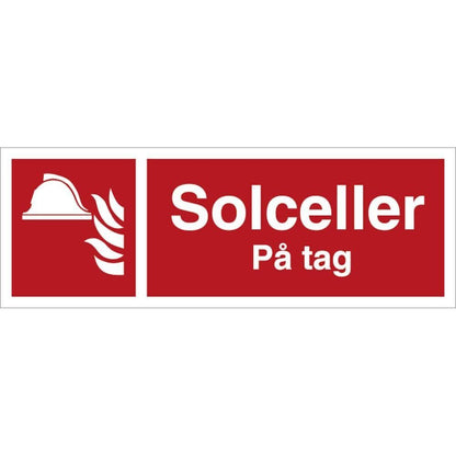 Skilt Solceller på tag H479 - Sikkerhedsgiganten