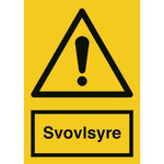 Skilt Svovlsyre - Sikkerhedsgiganten