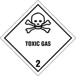 Skilt Toxic gas kl. 2 fareseddel - Sikkerhedsgiganten