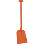 Skovl, Vikan, 103,5x27,1x32,7cm, orange, PP, kort skaft, standard blad, T - greb - Sikkerhedsgiganten