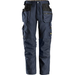 Snickers AW Bukser Canvas+ med hylsterlommer navy 6224 - Sikkerhedsgiganten