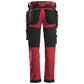 Snickers AW Bukser stretch med hylsterlommer chilirød/sort 6241 - Sikkerhedsgiganten