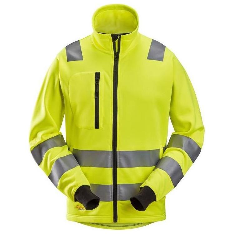 Snickers AW fleecejakke Hi - Vis klasse 2/3 8036 - Sikkerhedsgiganten