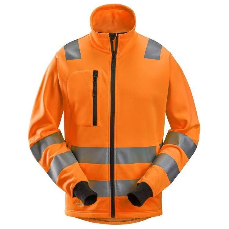 Snickers AW fleecejakke Hi - Vis klasse 2/3 8036 - Sikkerhedsgiganten