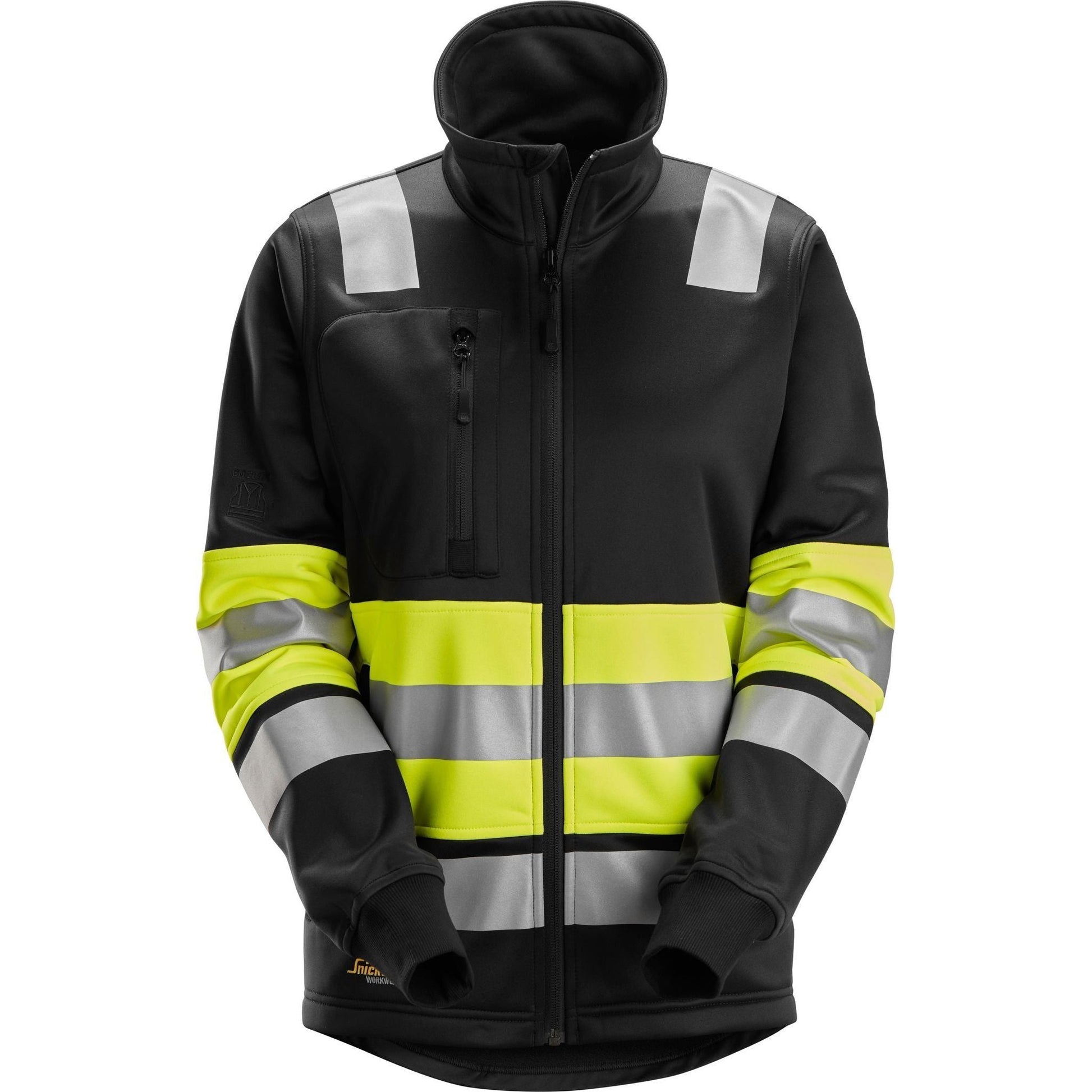 Snickers Damejakke Hi - Vis klasse 1 8077 - Sikkerhedsgiganten