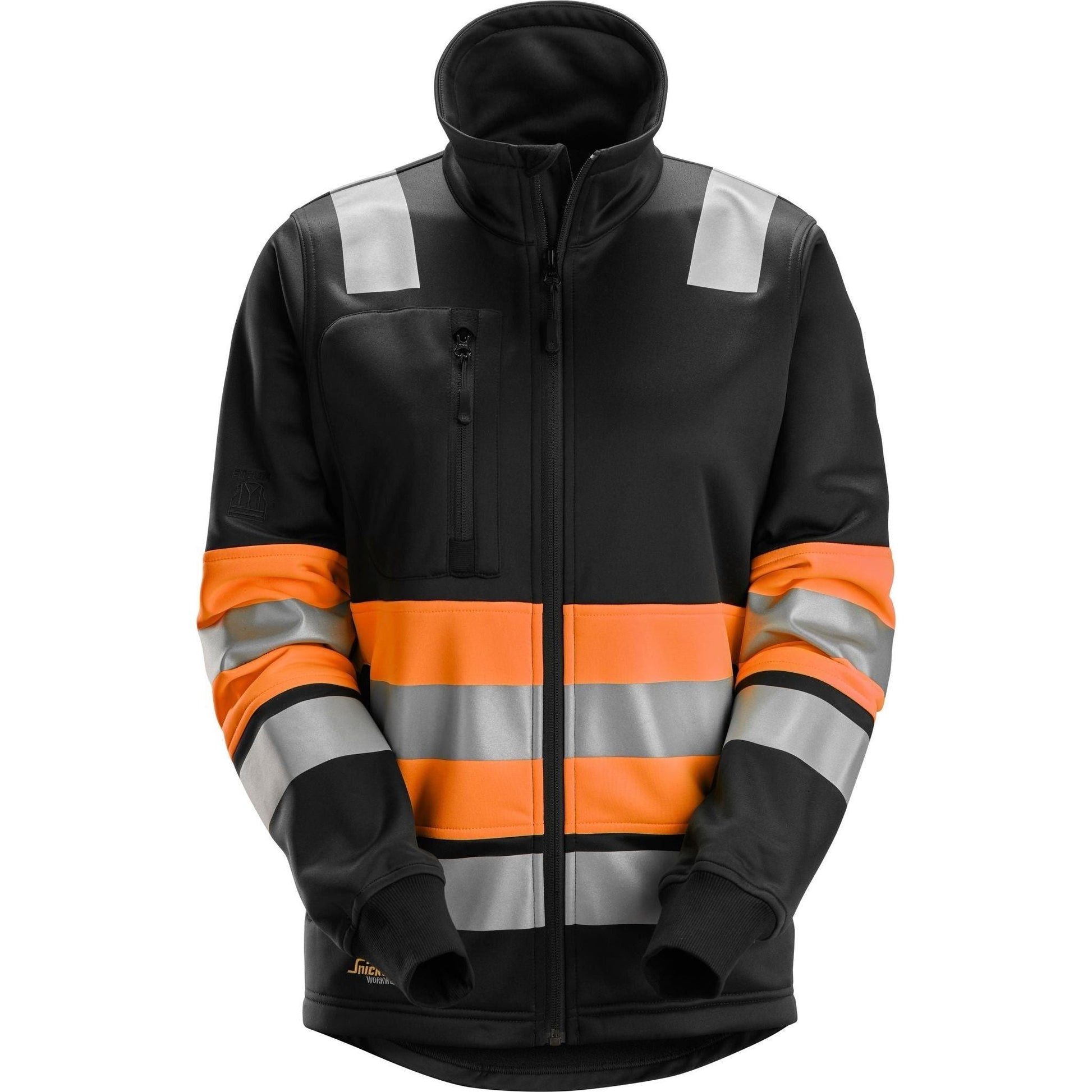Snickers Damejakke Hi - Vis klasse 1 8077 - Sikkerhedsgiganten