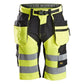Snickers FW shorts+ med hylsterlommer Hi - Vis klasse 1 6933 - Sikkerhedsgiganten
