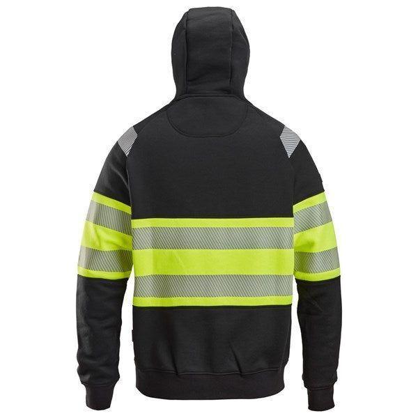 Snickers Hættetrøje med lynlås Hi - Vis klasse 1 2838 - Sikkerhedsgiganten
