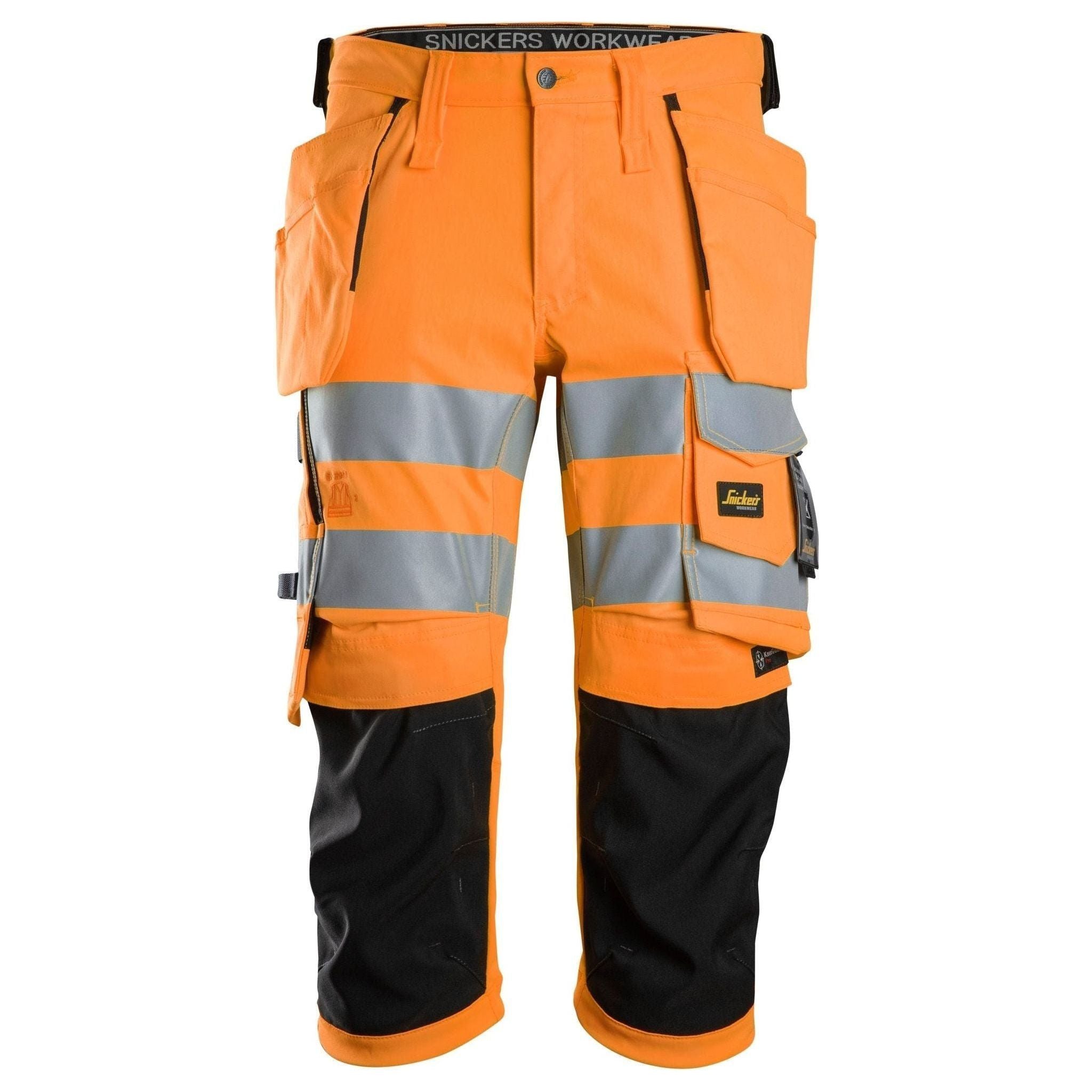 Snickers Knickers stretch Hi-Vis med hylsterlommer 6138 | Køb hos ...
