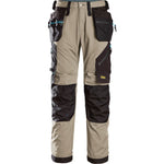 Snickers LiteWork buks 37.5® med hylsterlommer khaki/sort 6210 - Sikkerhedsgiganten