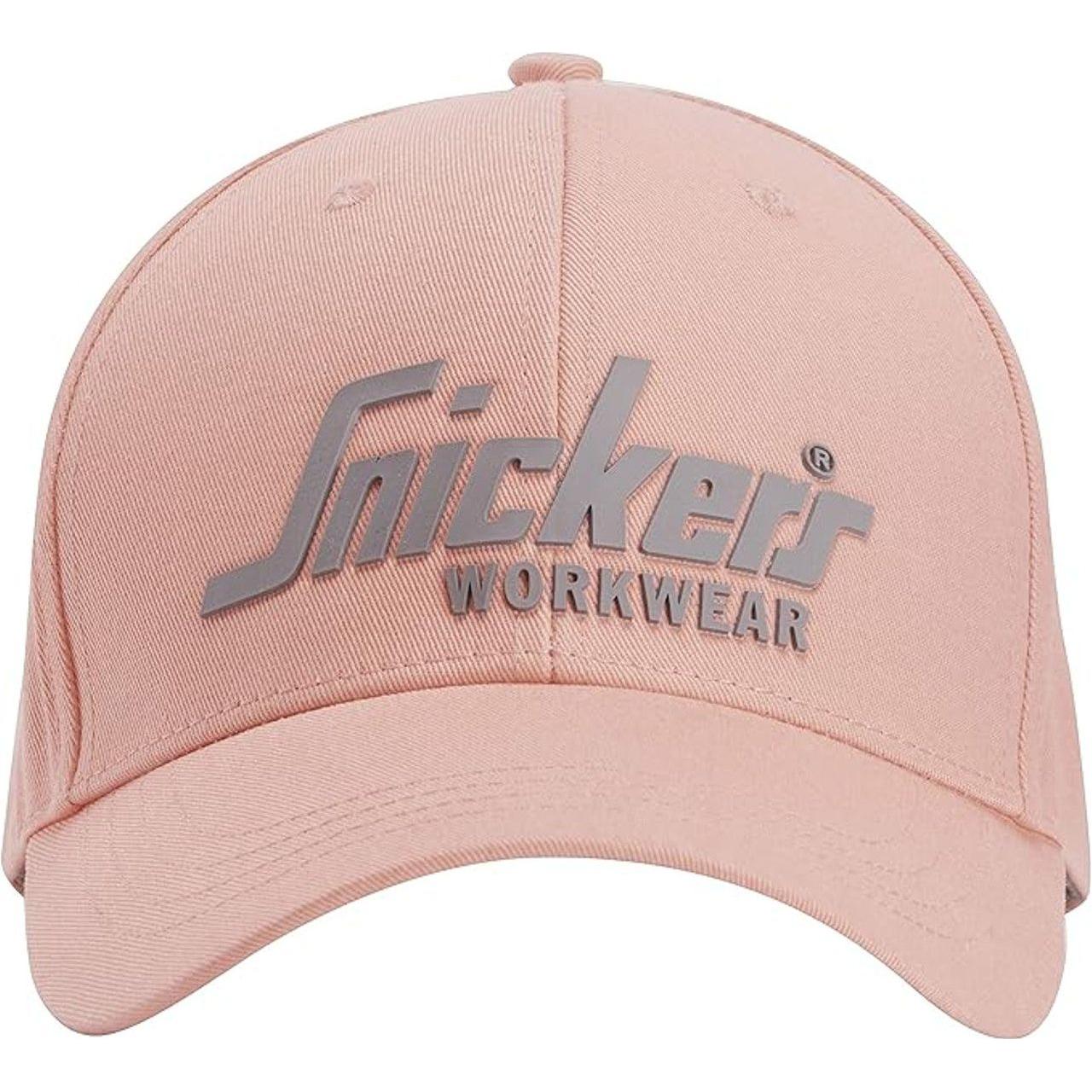 Snickers Logo cap 9041 Pink OUTLET - Sikkerhedsgiganten