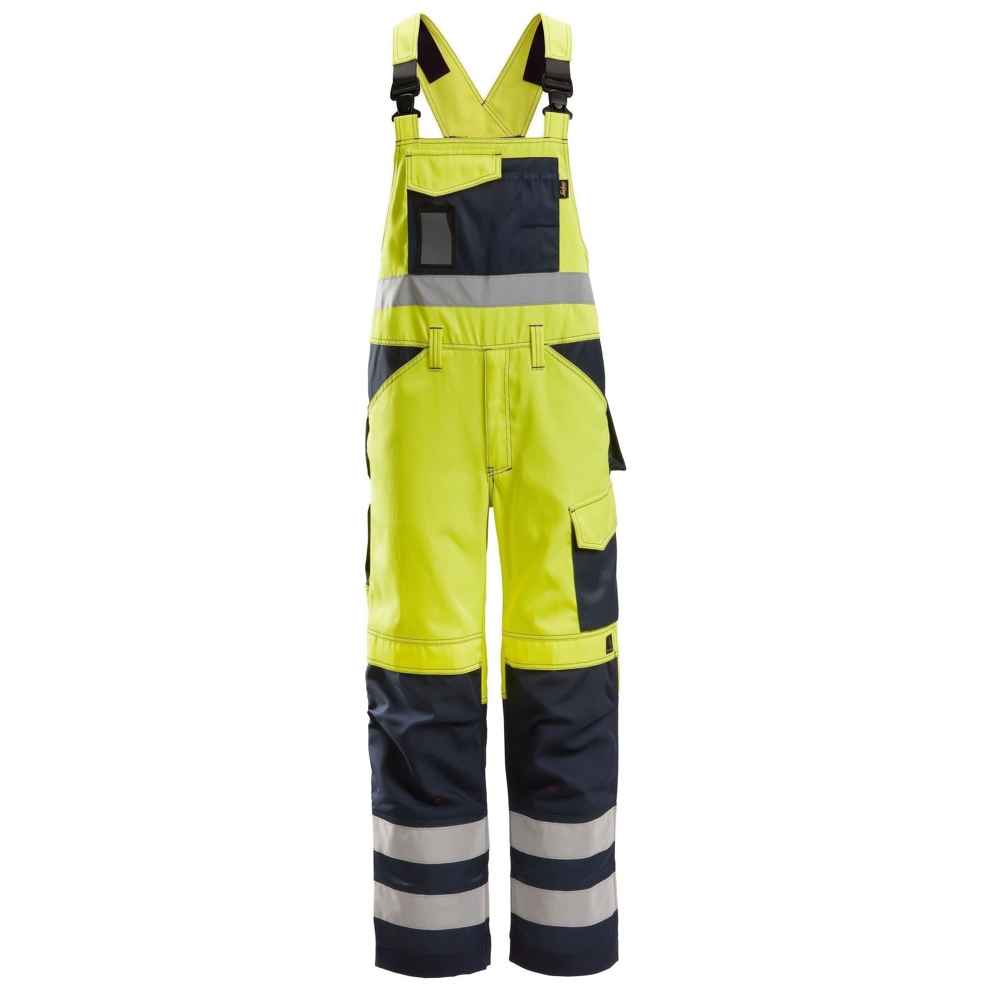Snickers Overall Hi - Vis Gul/Navy 0113 - Sikkerhedsgiganten