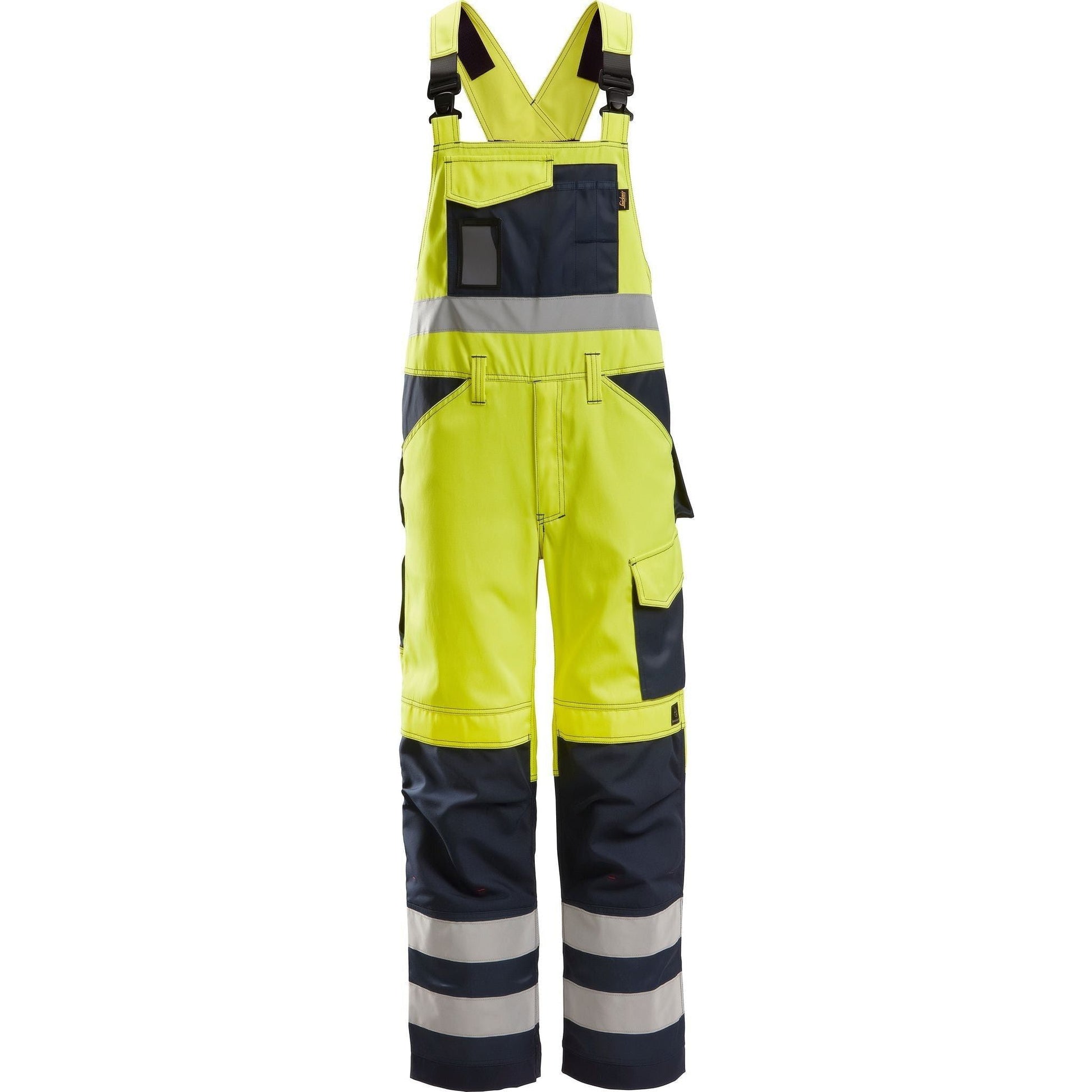 Snickers Overall Hi - Vis Gul/Navy 0113 - Sikkerhedsgiganten