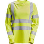 Snickers ProtecWork dame T - shirt l/æ Hi - Vis 2476 - Sikkerhedsgiganten