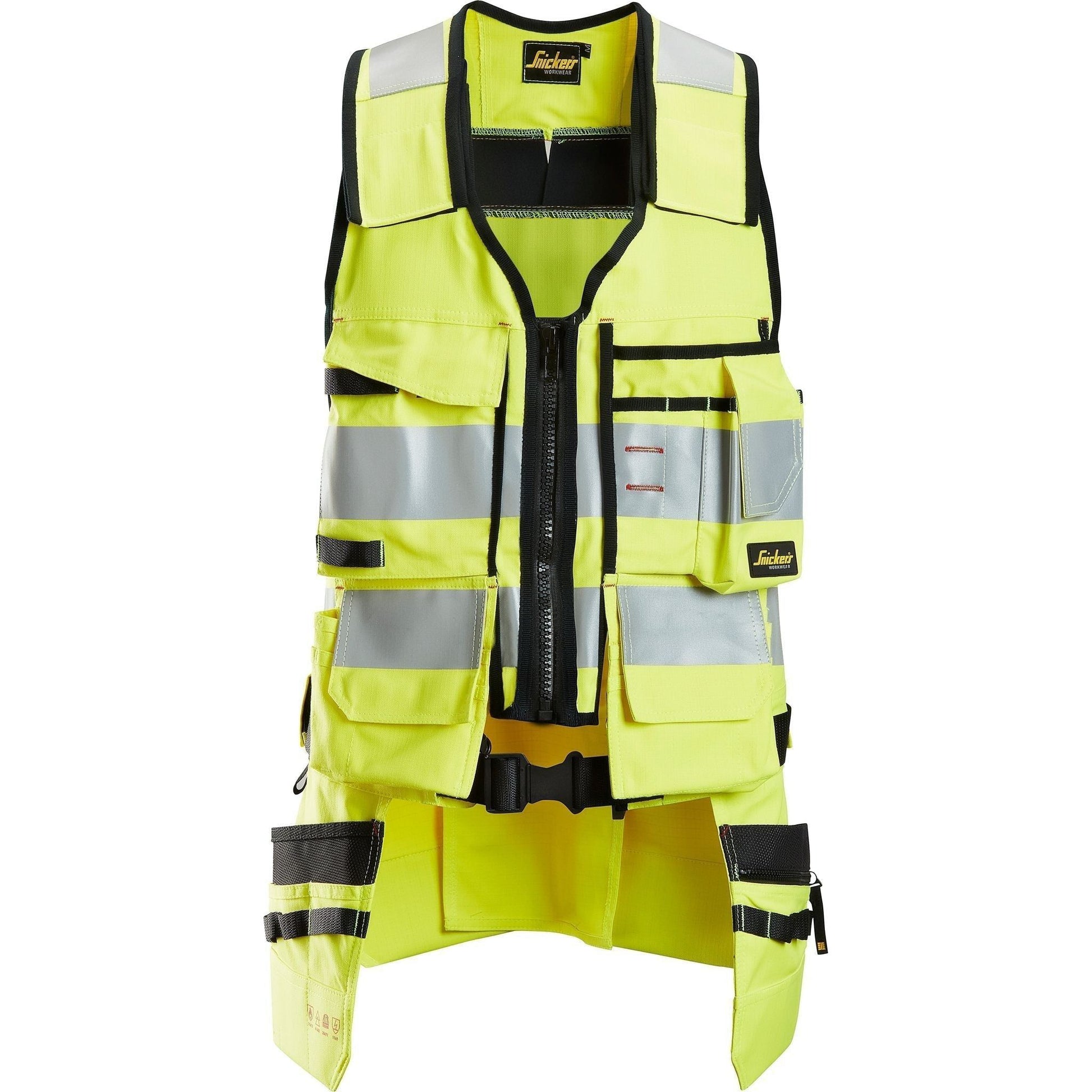 Snickers ProtecWork vest Hi - Vis klasse 1 4260 - Sikkerhedsgiganten